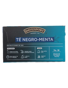 Té negro de menta en sachet Davenport 40 g