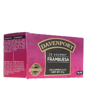 Té frambuesa en sachet Davenport 40 g