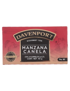 Té de manzana canela en sachet Davenport 40 g