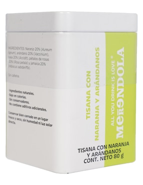 Té naranja y arándanos en flores y frutas deshidratadas Merendola 80 g