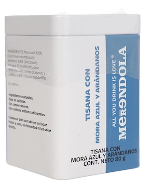 Tisana Mora azul y arándanos en flores y frutas deshidratadas Merendola 80 g