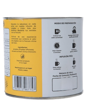 Té jengibre y limón flores y frutas deshidratadas Merendola 40 g
