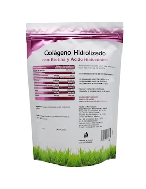 Colágeno hidrolizado puro con biotina y ácido hialuronico Vidanat sabor natural de 300 g