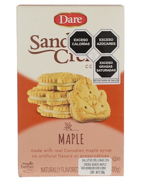 Galletas de maple Dare Sandwich Creme