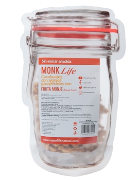 Cacahuate con ajonjolí garapiñados con fruta monje Super Life 150 g