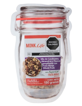 Mix De Cacahuates, Almendras Y Nueces Garapiñadas Con Fruta Monje Super Life 150 G