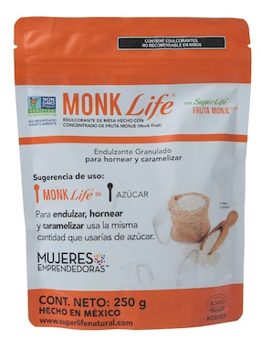 Monk Fruit Super Life De Sabor Dulce De 250 G