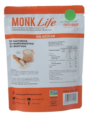 Monk fruit Super Life de sabor dulce de 250 g
