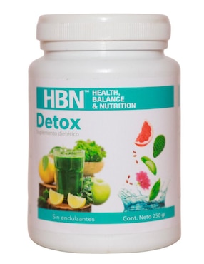 Detox Fibra HBN Sabor Natural 250 G