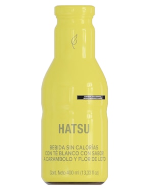 Té Carambolo Y Flor De Loto En Botella De Vidrio Hatsu 400 Ml