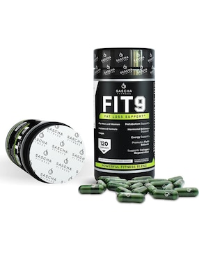 Fit 9 Sascha Fitness Sascha Fitness sabor té verde de 120 cápsulas