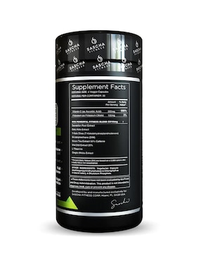 Fit 9 Sascha Fitness Sascha Fitness sabor té verde de 120 cápsulas