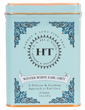 Té sabor limón en sachet HT Winter White Earl Grey 40 g