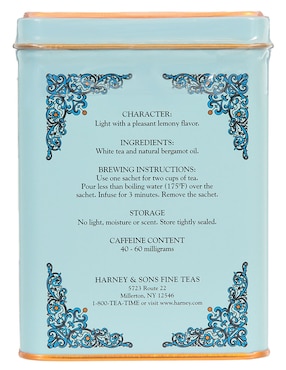 Té sabor limón en sachet HT Winter White Earl Grey 40 g