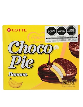 Galletas De Chocobanana Lotte Choco Pie