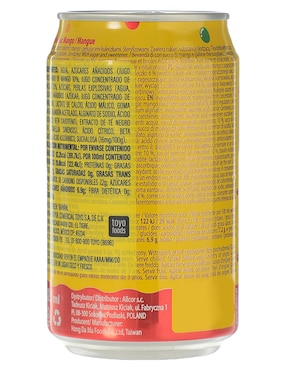 Agua gasificada Madam Hong sabor manzana, mango y té negro
