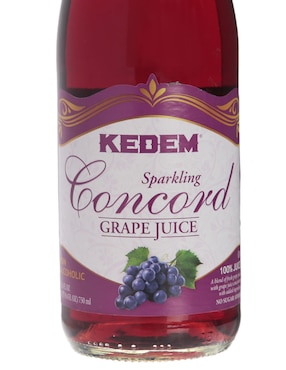Jugo espumoso Sparkling Concord Kedem sabor uva 750 ml