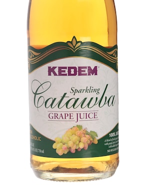 Jugo espumoso Sparkling Catawba Kedem sabor uva 750 ml