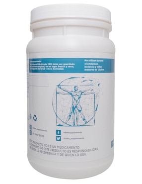 Colágeno hidrolizado naranja-maracuyá 1200 g Hbn sabor naranja de 1.2 kg