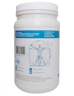Colágeno hidrolizado arándano- té verde 1200 g Hbn sabor arándano de 1.2 kg