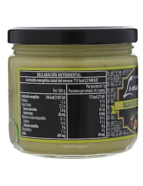 Salsa guacamole habanero Loma Linda Restaurante Loma Linda