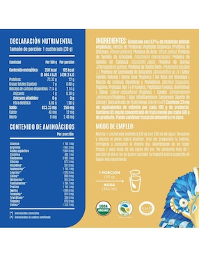 Proteína Vegetal Birdman Falcon Birdman sabor vainilla de 1.8 kg