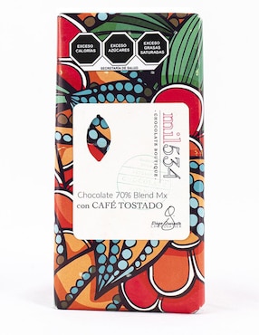 Chocolate amargo Tesso Home tableta orgánico