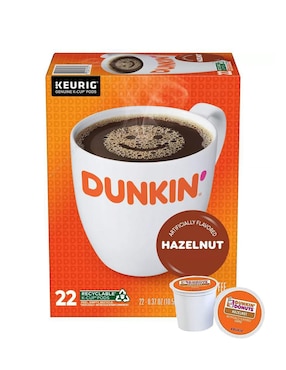 Cápsulas De Café De Avellana Dunkin' Keurig 22 Cápsulas