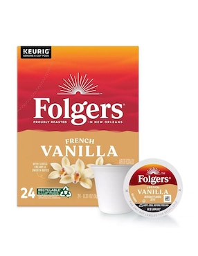 Cápsulas De Café De Vainilla Folgers Keurig 24 Cápsulas