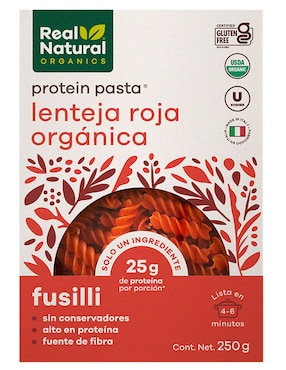 Fusili Real Natural Organics 250 G