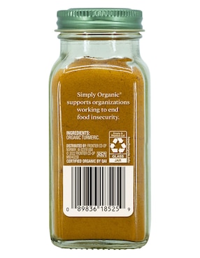 Cúrcuma en polvo Simply Organic
