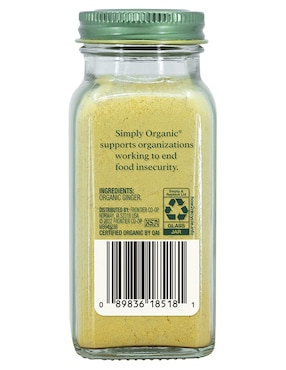 Jengibre en polvo Simply Organic