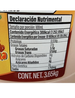 Aderezo sabor chipotle La Pócima
