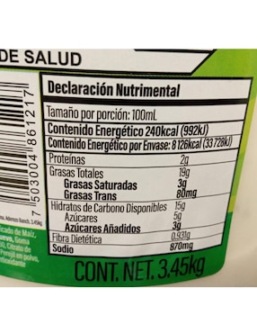 Aderezo sabor ranch La Pócima