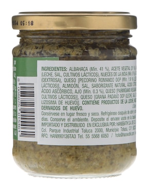 Salsa pesto sabor albahaca Rodolfi