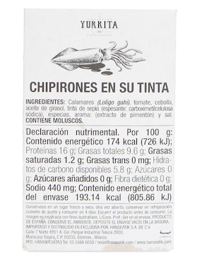 Calamares en su tinta Yurrita
