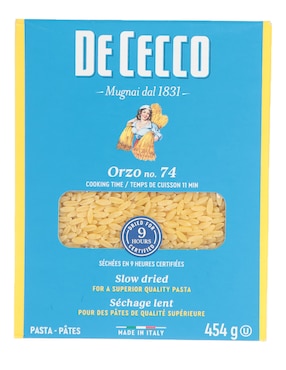 Pasta De Semola De Trigo Duro De Cecco 454 G