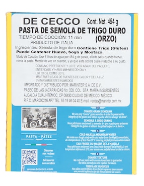 Orzo De Cecco