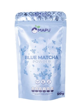 Bebida en polvo Blue Matcha de matcha Mapu 100 g