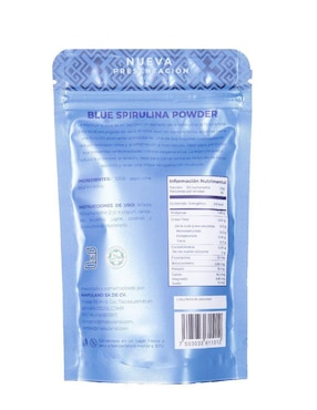 Bebida en polvo Blue Spirulina natural Mapu 50 g