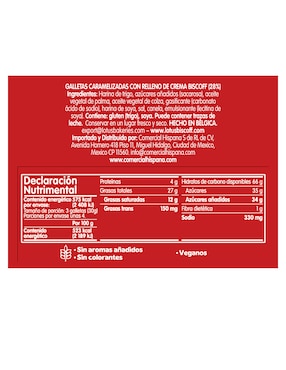 Galletas de crema Lotus Bíscoff