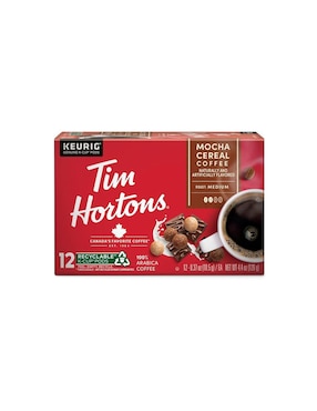 Cápsulas De Café De Mocha Tim Hortons Keurig 12 Piezas