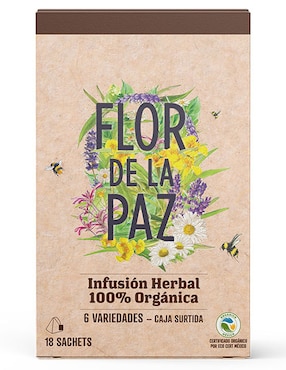 Té Herbal En Sachet Flor De La Paz 21.6 G