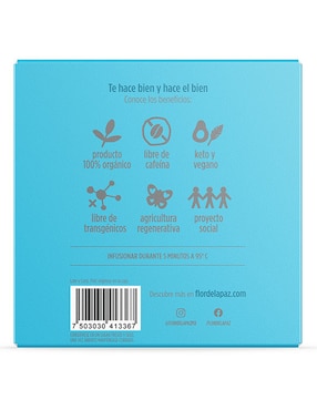 Té diferentes sabores en flores y frutas deshidratadas Flor de la paz 19.2 g