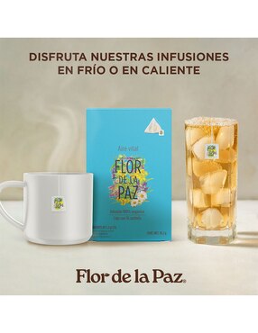 Té diferentes sabores en flores y frutas deshidratadas Flor de la paz 19.2 g