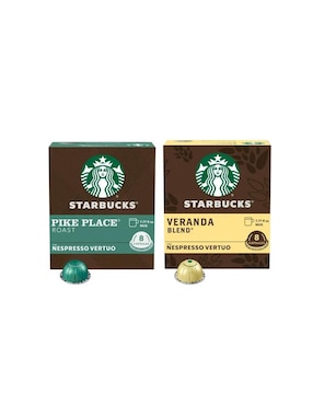 Cápsulas de café tostado Starbucks Nespresso Vertuo 16 cápsulas