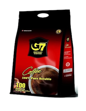 Café Soluble Trung Nguyên G7 Pure Black G7 Bolsa Con 100 Sobres De 2 G