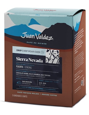 Café Molido Sabor Tostado Juan Valdez Sierra Nevada 50 G