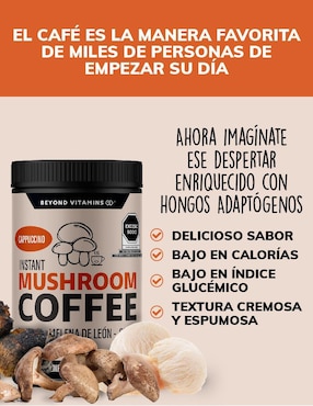 Café capuccino soluble sabor capuchino de México Beyond Vitamins 256.5 g