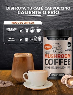 Café capuccino soluble sabor capuchino de México Beyond Vitamins 256.5 g